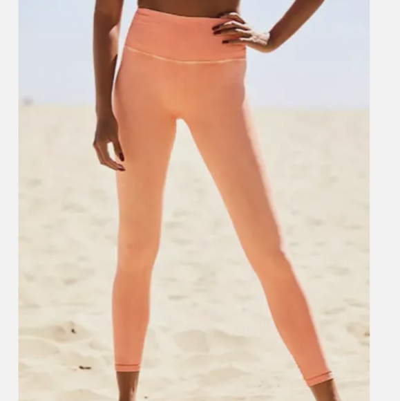 Free People Movement High-Rise 7/8 Length Good Karma Leggings Size M/L - Picture 3 of 7